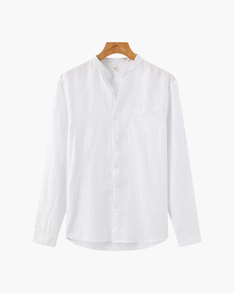 Additional view 13 of Men's Linen Linen Shirt in an available colour — Ardovena Amalfi
