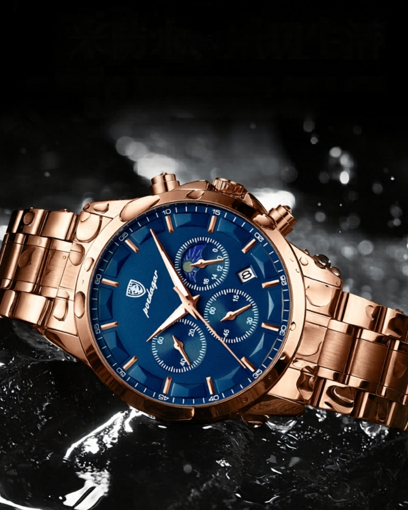 Additional view 05 of Men's Chronograph Steel Watch in the colour shown — Ardovena Cadiz