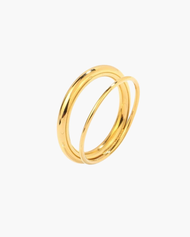 Women's Infinity Band Ring in Gold — Ardovena Faro, main product view