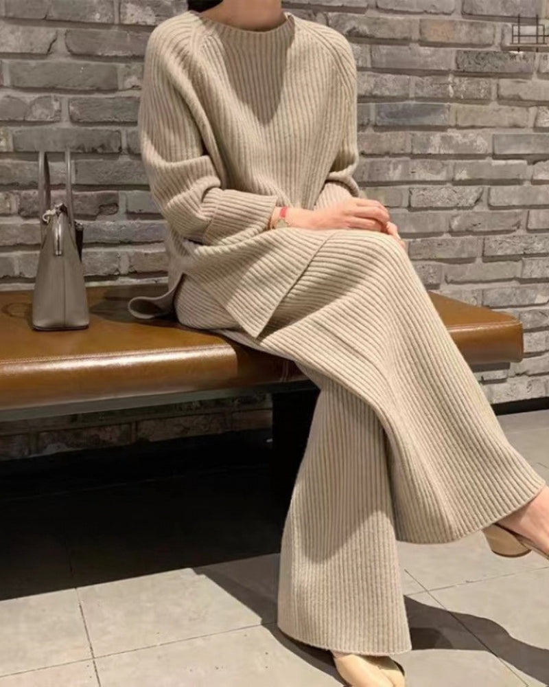 Nahaufnahme von Material- und Verarbeitungsdetails des Damen-Loungewear-Set — Ardovena Faro