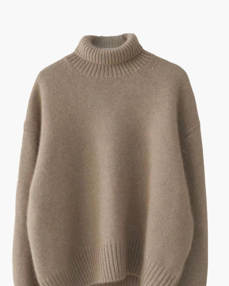 Back view of Women's Knit Knit Turtleneck in an available colour — Ardovena Girona