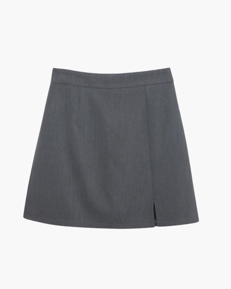 Back view of Women's Straight Mini Skirt in an available colour — Ardovena Girona