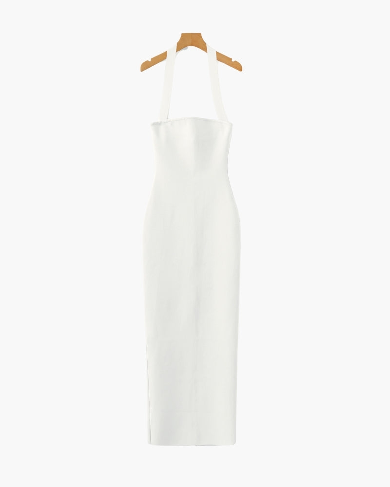 Additional view 11 of Women's Halter-Neck Maxi Dress in an available colour — Ardovena Lucca