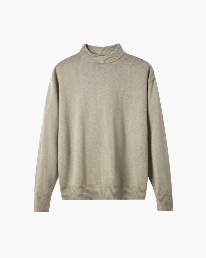 Additional view 04 of Men's Knit Wool Turtleneck in an available colour — Ardovena Lucca
