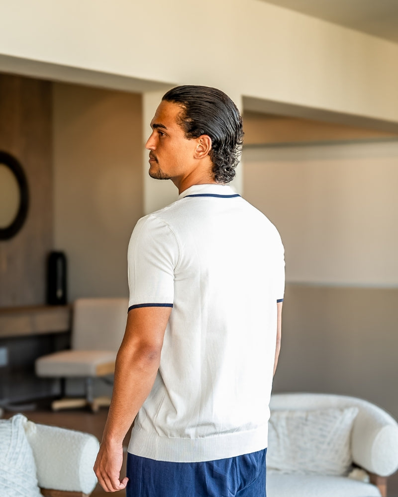 Additional view 08 of Men's Knit Knit Polo in an available colour — Ardovena Menorca