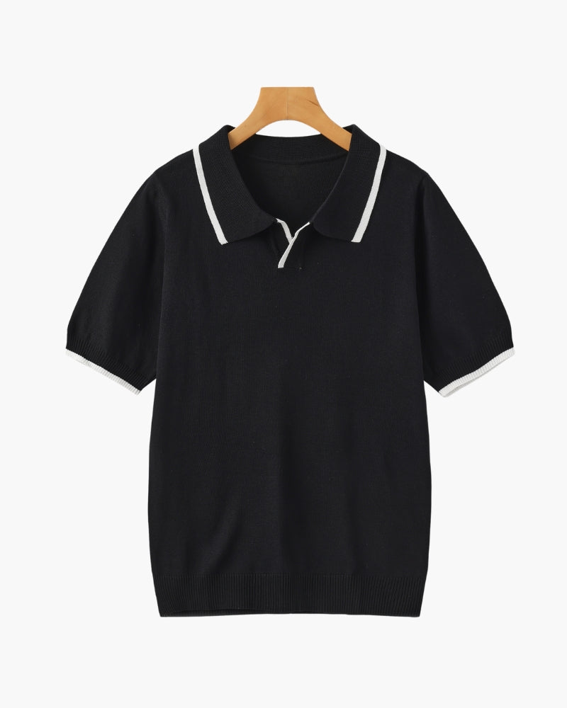 Additional view 14 of Men's Knit Knit Polo in an available colour — Ardovena Menorca