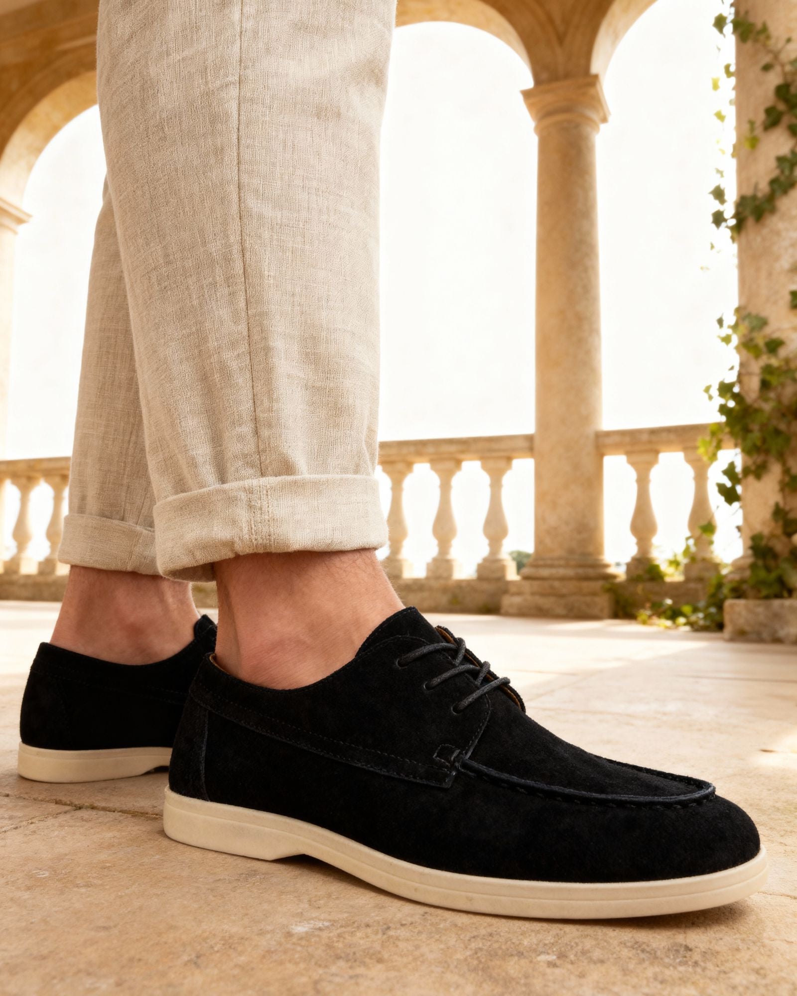 Additional view 10 of Men's Suede Suede Lace Shoes in an available colour — Ardovena Menorca