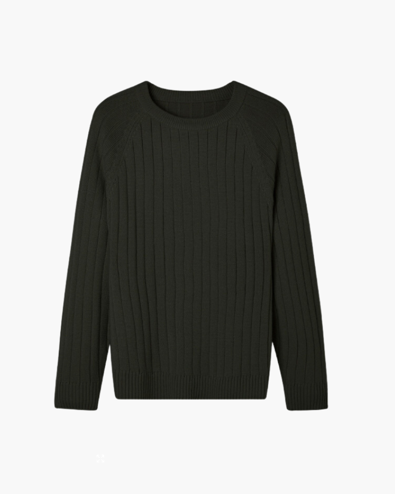 Additional view 04 of Men's Knit Wool Sweater in an available colour — Ardovena Menorca