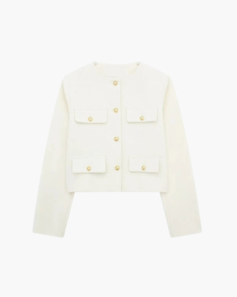 Additional view 06 of Women's Crop Blazer Jacket in an available colour — Ardovena Otranto