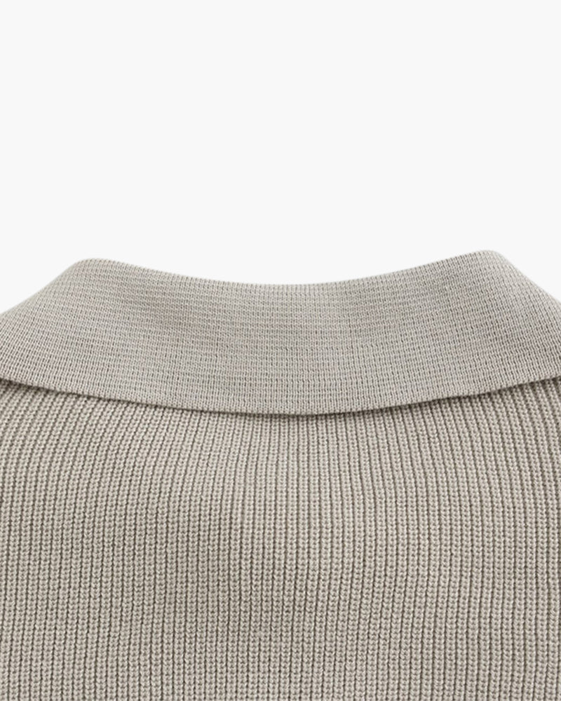 Additional view 13 of Men's Knit Half-zip Sweater in an available colour — Ardovena Otranto