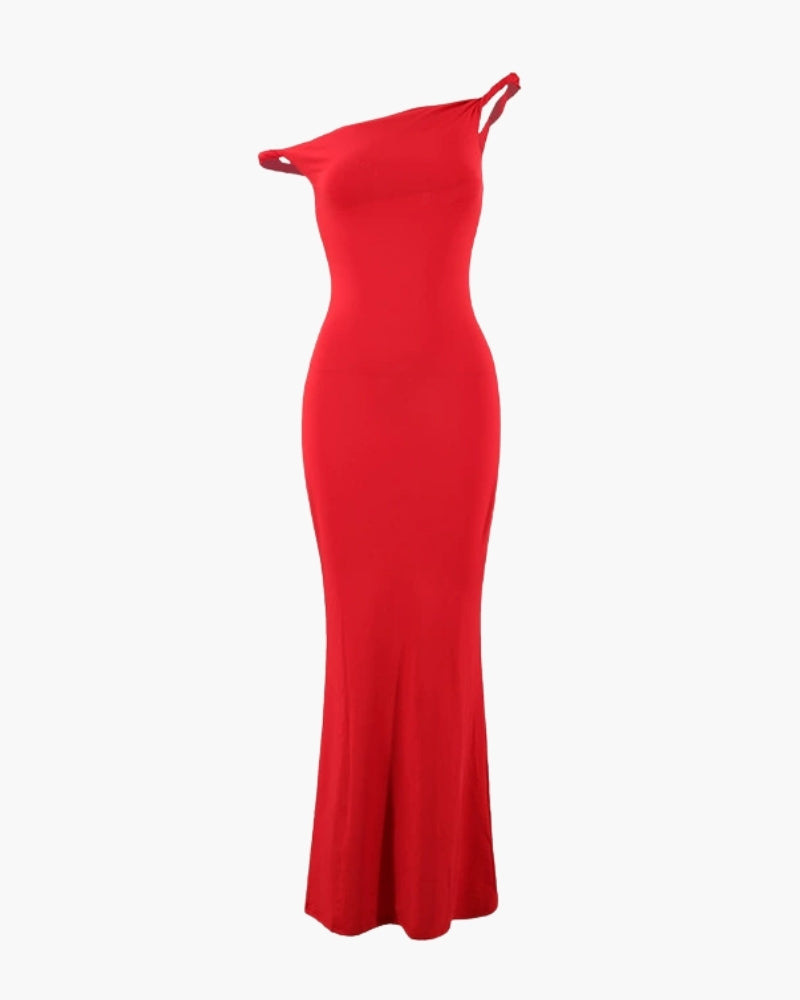 Additional view 06 of Women's One-Shoulder Dress in an available colour — Ardovena Positano