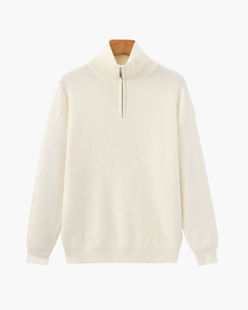 Additional view 40 of Men's Knit Half-zip Knit Pullover in an available colour — Ardovena Ravenna