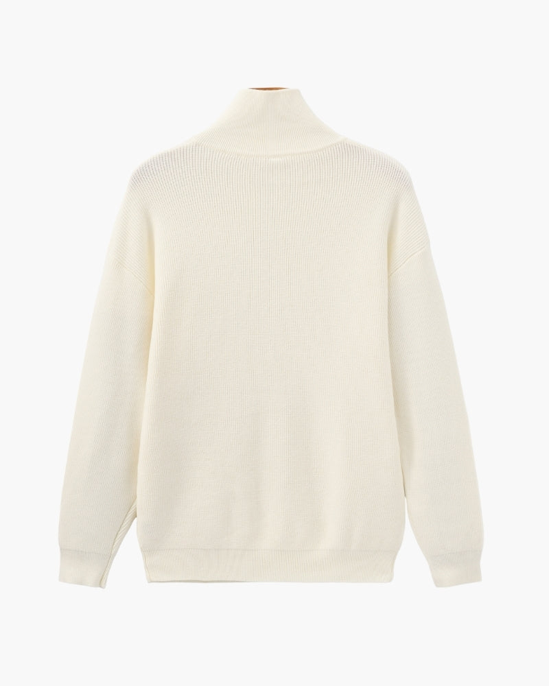 Additional view 41 of Men's Knit Half-zip Knit Pullover in an available colour — Ardovena Ravenna
