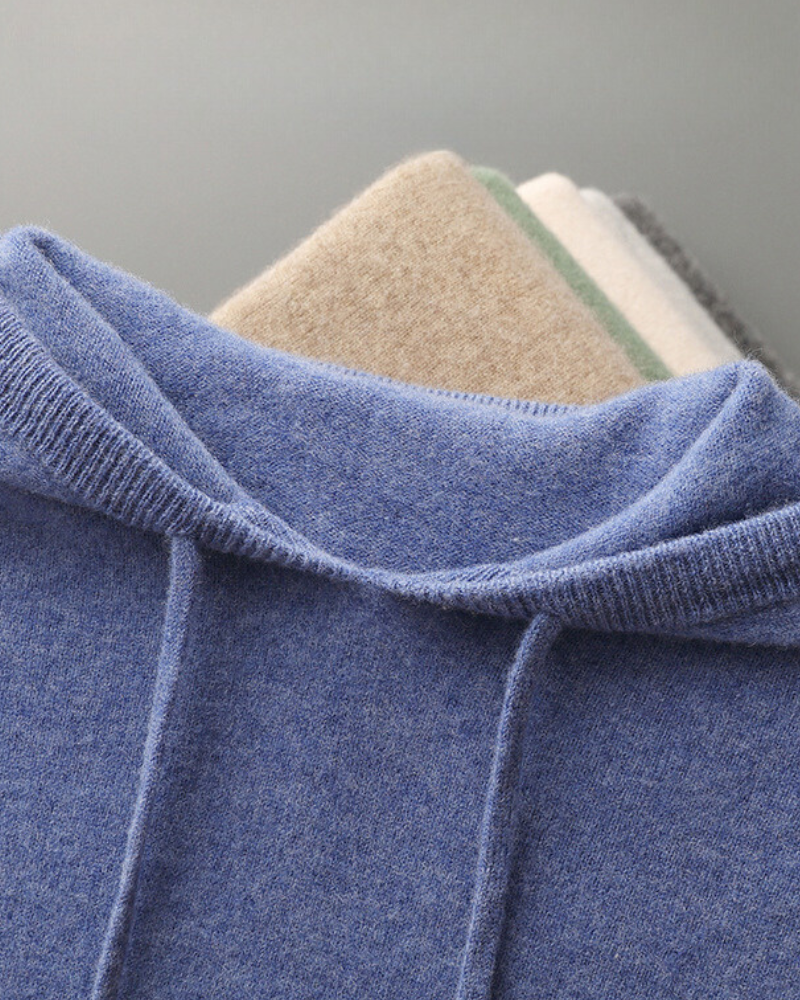 Additional view 19 of Men's Knit Cashmere Hoodie in an available colour — Ardovena Sintra