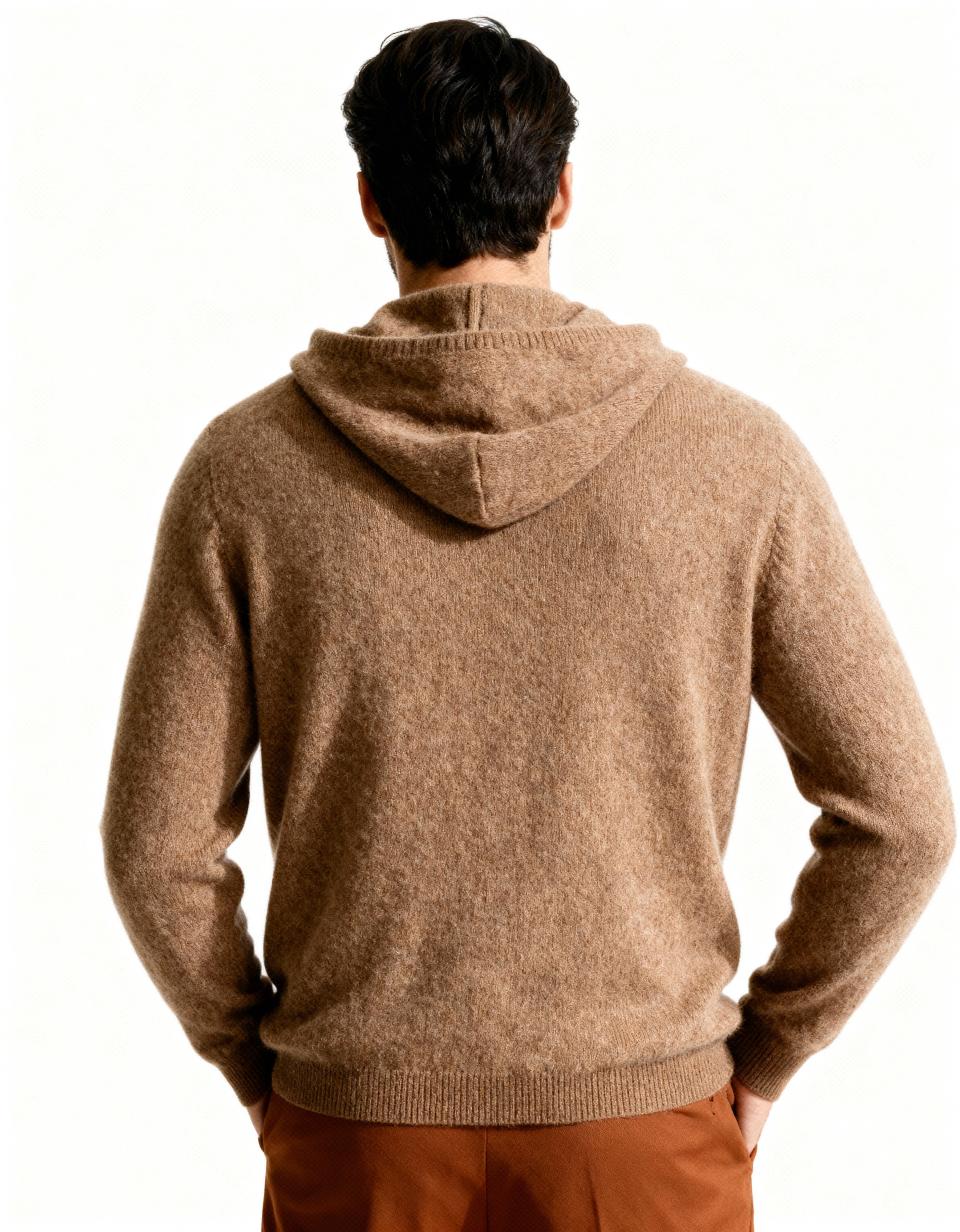 Additional view 21 of Men's Knit Cashmere Hoodie in an available colour — Ardovena Sintra