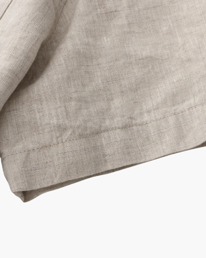 Additional view 05 of Men's Linen Linen Shirt Short-sleeve in an available colour — Ardovena Sintra