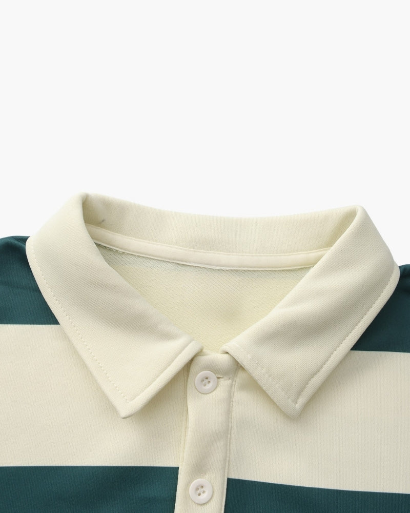 Additional view 15 of Men's Striped Rugby Polo in an available colour — Ardovena Sintra