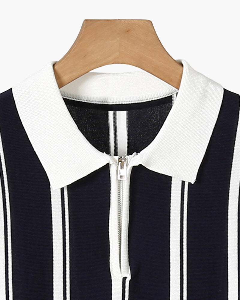 Additional view 07 of Unisex Half-zip Sweater in an available colour — Ardovena Split