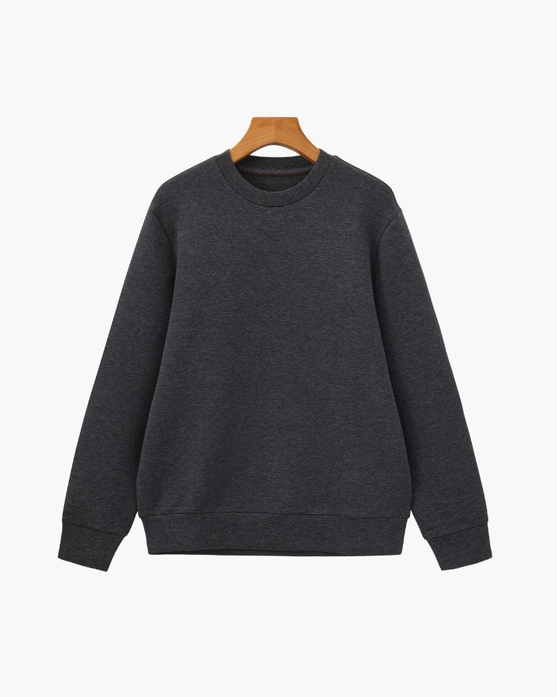 Back view of Men's Modal-Blend Sweatshirt in an available colour — Ardovena Tavira