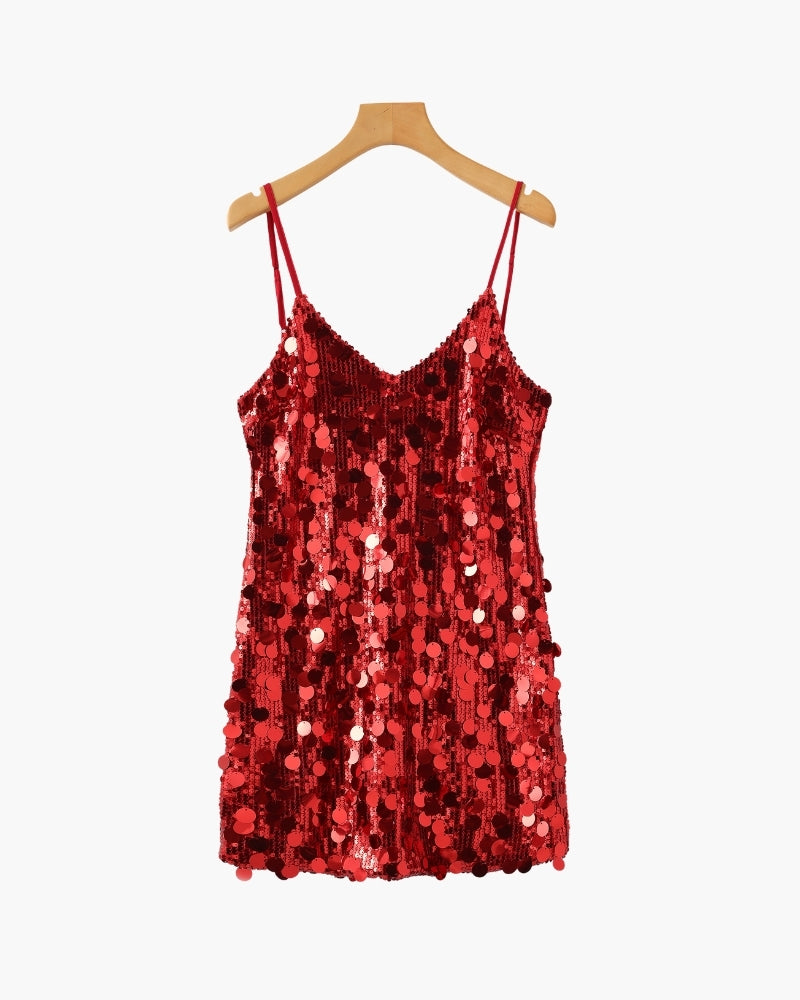 Additional view 08 of Women's Sequin Party Mini Dress in an available colour — Ardovena Tavira