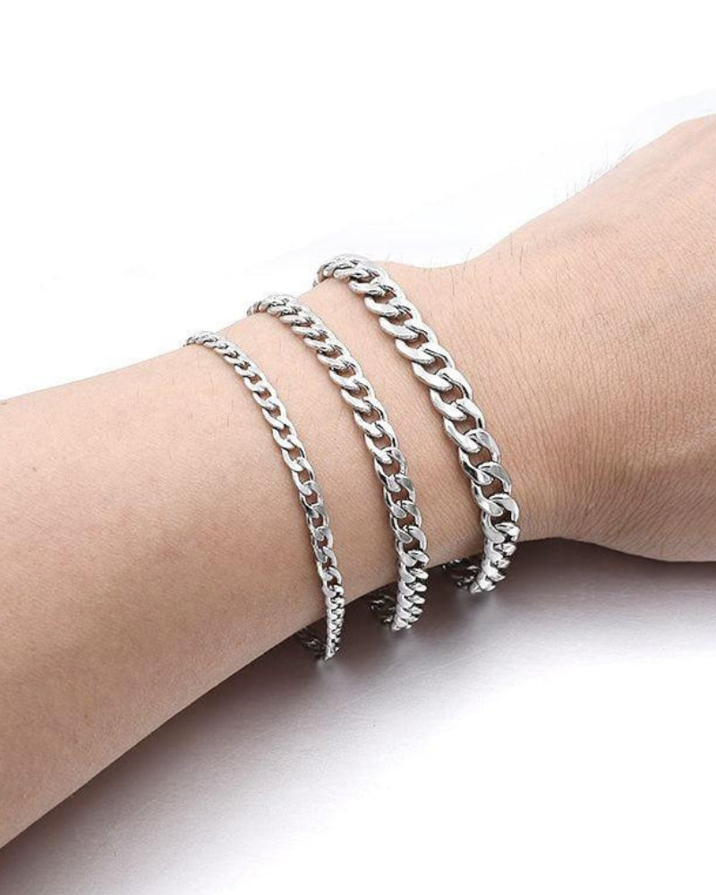 Back view of Men's Chained Bracelet in an available colour — Ardovena Amalfi