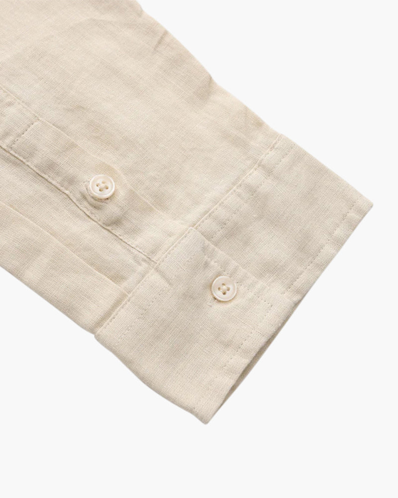 Additional view 06 of Men's Linen Linen Shirt in an available colour — Ardovena Amalfi