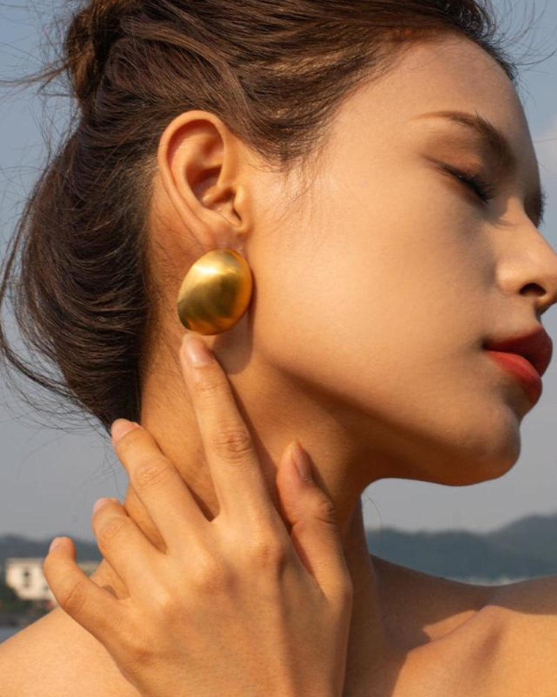Women's Shield Earrings in the colour shown — Ardovena Amalfi, main product view