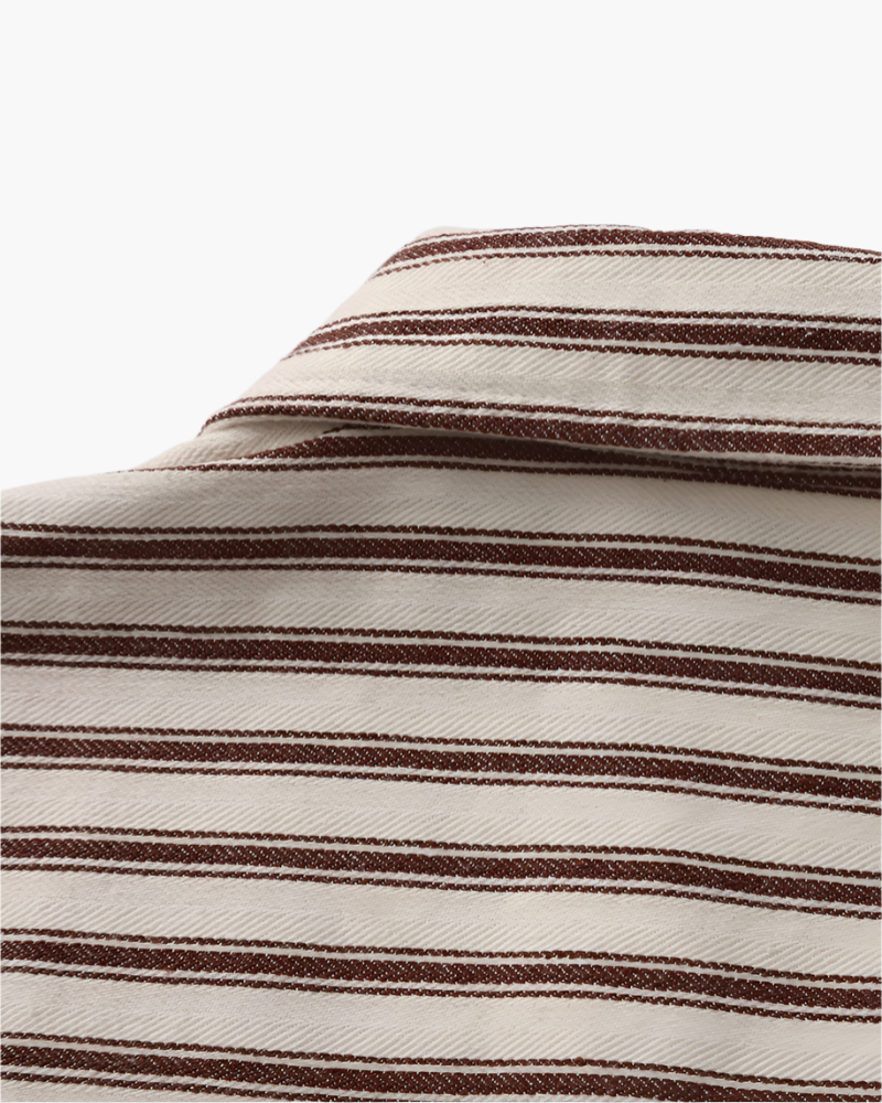 Additional view 06 of Men's Striped Shirt in an available colour — Ardovena Amalfi