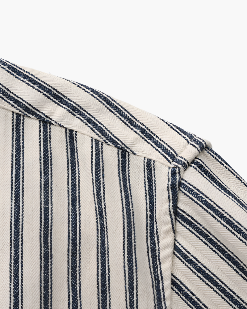 Additional view 12 of Men's Striped Shirt in an available colour — Ardovena Amalfi
