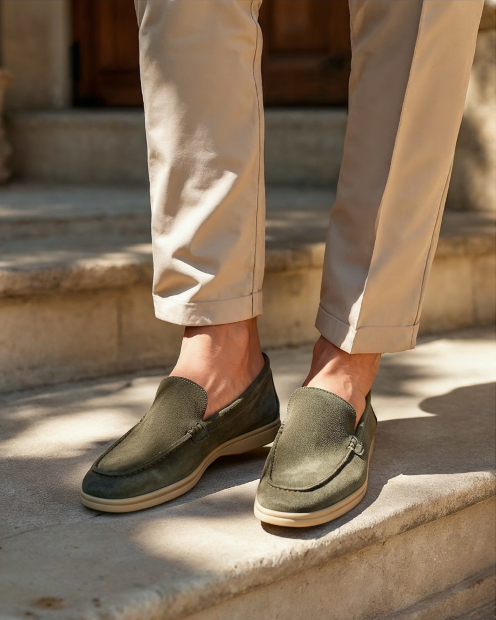 Men's Suede Suede Loafers in an available colour — Ardovena Amalfi, main product view