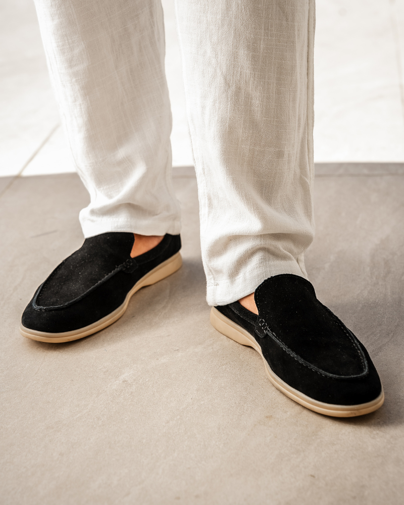 Additional view 10 of Men's Suede Suede Loafers in an available colour — Ardovena Amalfi