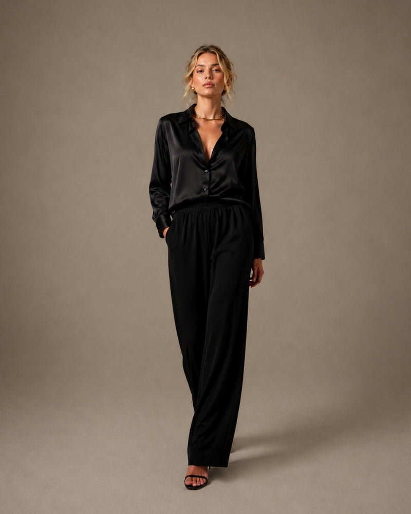 Additional view 08 of Women's Wide-Leg Trousers in an available colour — Ardovena Amalfi