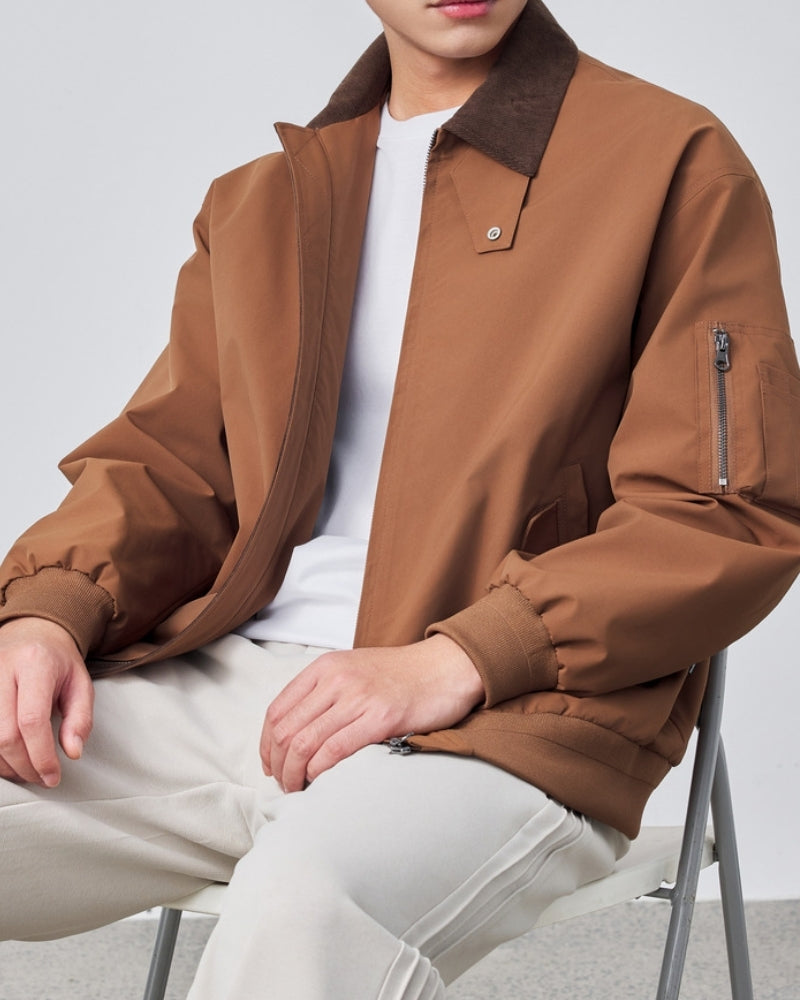 Additional view 05 of Men's Harrington Jacket in an available colour — Ardovena Bari