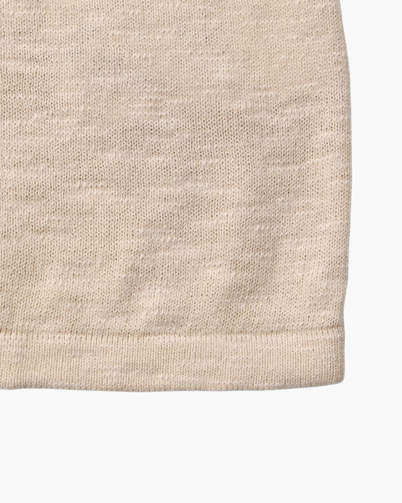 Additional view 09 of Men's Linen Cotton Crewneck in an available colour — Ardovena Bari