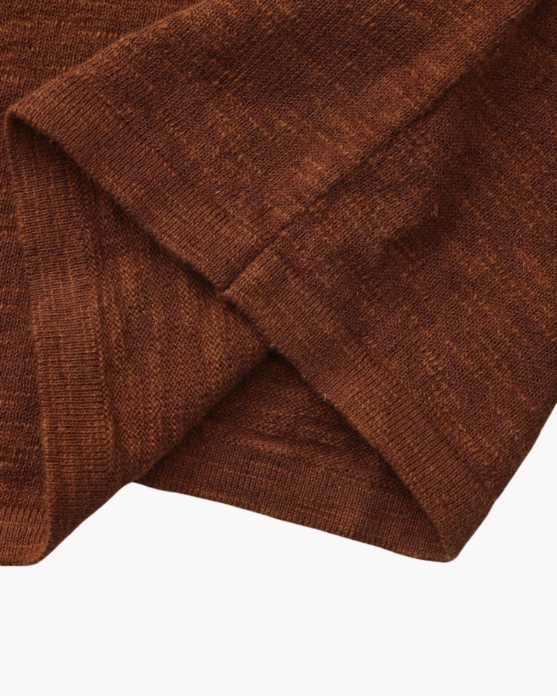 Additional view 15 of Men's Linen Cotton Crewneck in an available colour — Ardovena Bari
