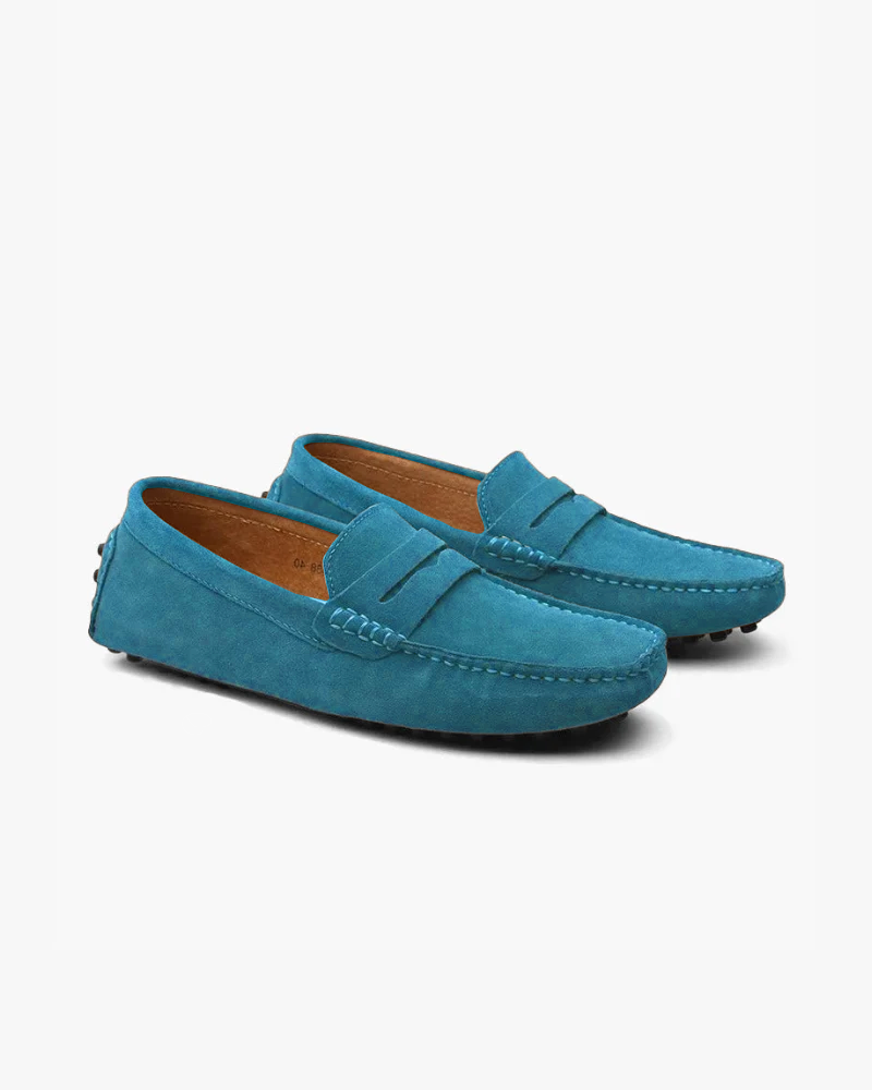 Additional view 06 of Men's Suede Suede Driver Loafers in an available colour — Ardovena Bari