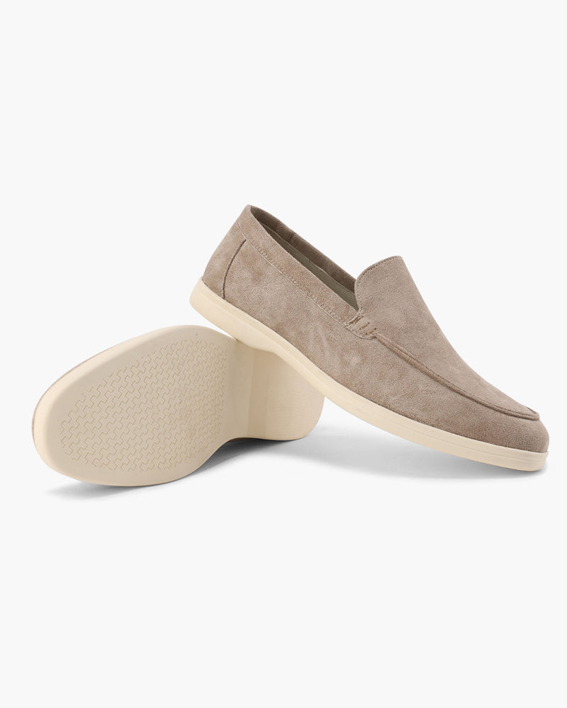 Back view of Men's Suede Suede Loafers in an available colour — Ardovena Bari