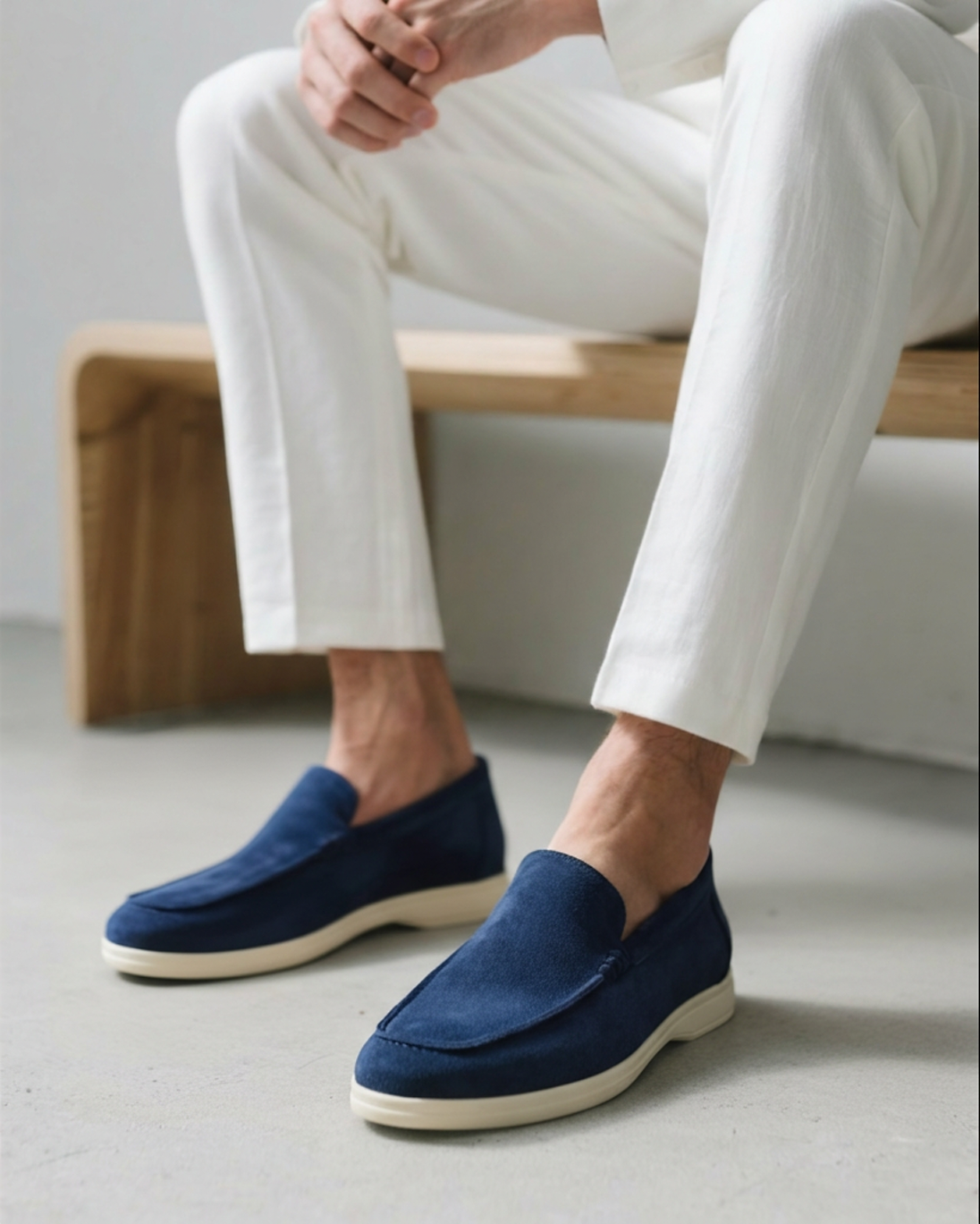 Additional view 13 of Men's Suede Suede Loafers in an available colour — Ardovena Bari