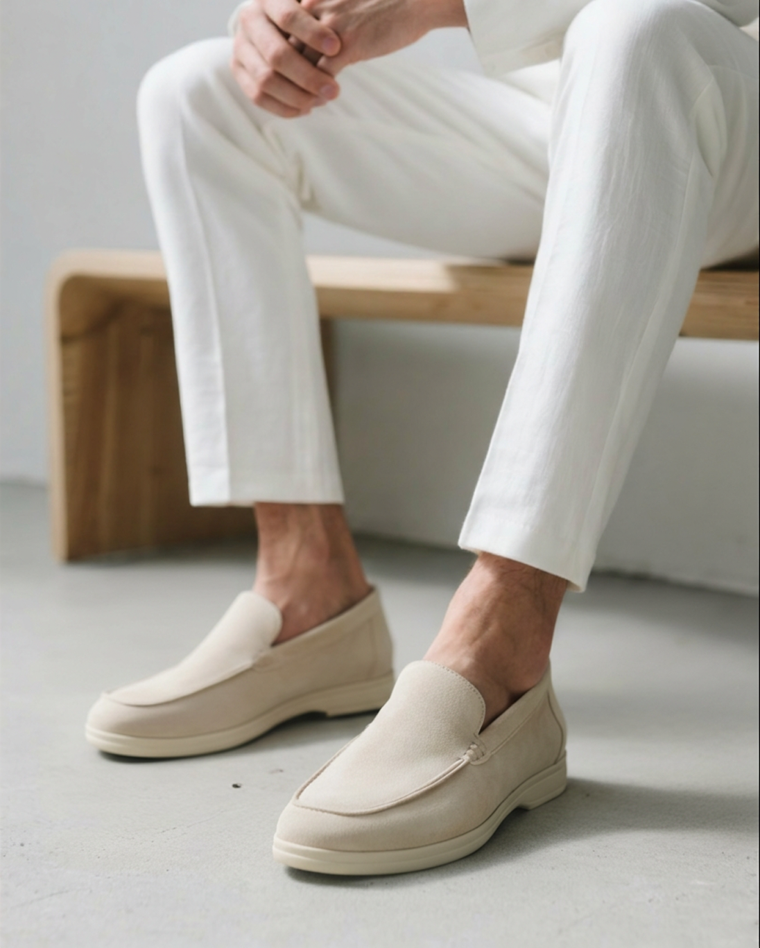 Additional view 17 of Men's Suede Suede Loafers in an available colour — Ardovena Bari
