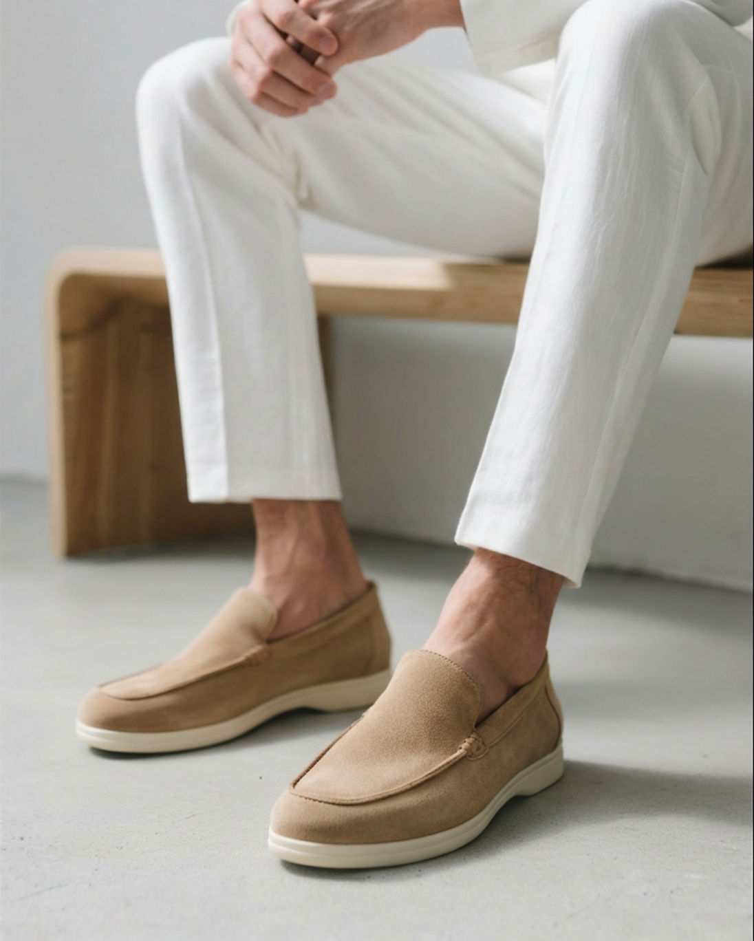 Additional view 25 of Men's Suede Suede Loafers in an available colour — Ardovena Bari