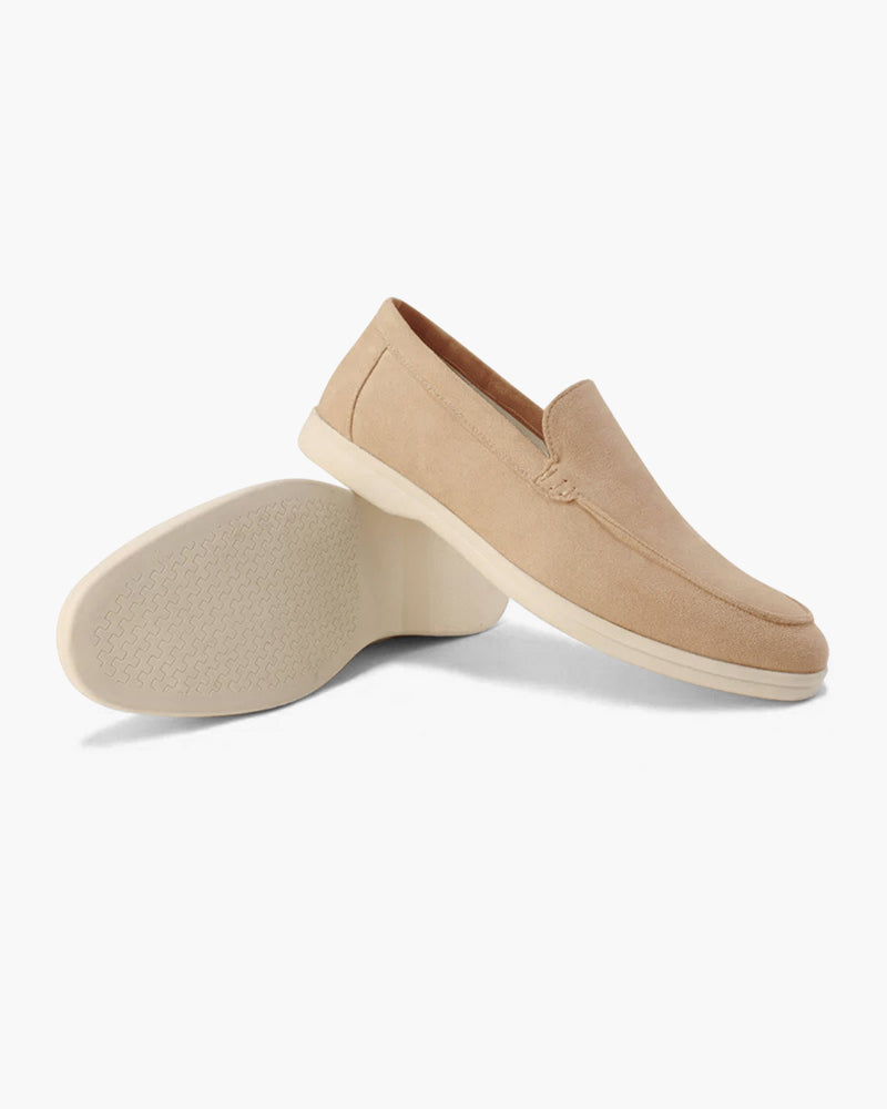 Additional view 24 of Men's Suede Suede Loafers in Beige — Ardovena Bari