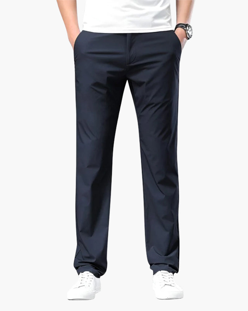 Close-up of material and construction details on men's Cotton Chino Pants — Ardovena Cádiz