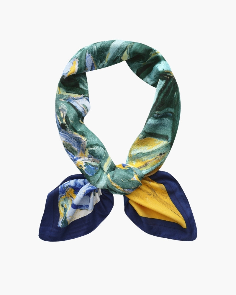 Back view of Women's Garden Scarf in an available colour — Ardovena Cádiz