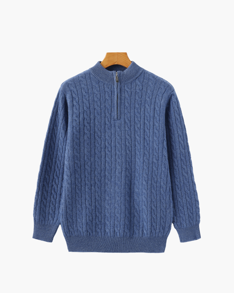 Back view of Men's Winter Set in Blue — Ardovena Cádiz with documented product details