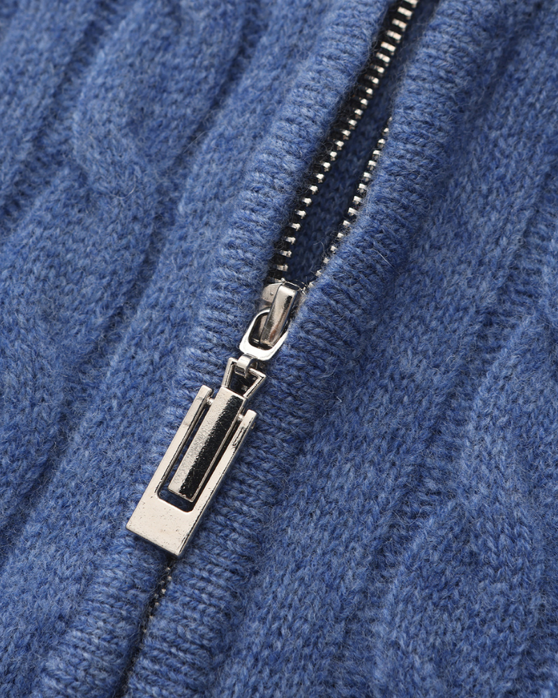 Close-up of material and construction details on men's Winter Set — Ardovena Cádiz