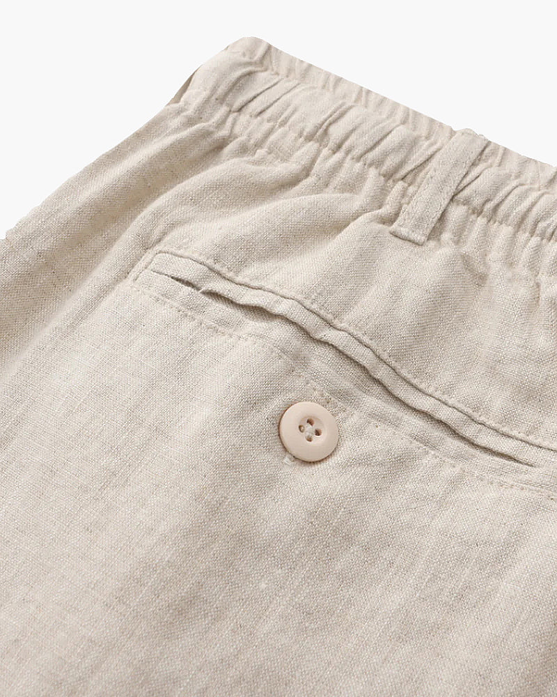 Additional view 08 of Men's Linen Linen Shorts in an available colour — Ardovena Cascais