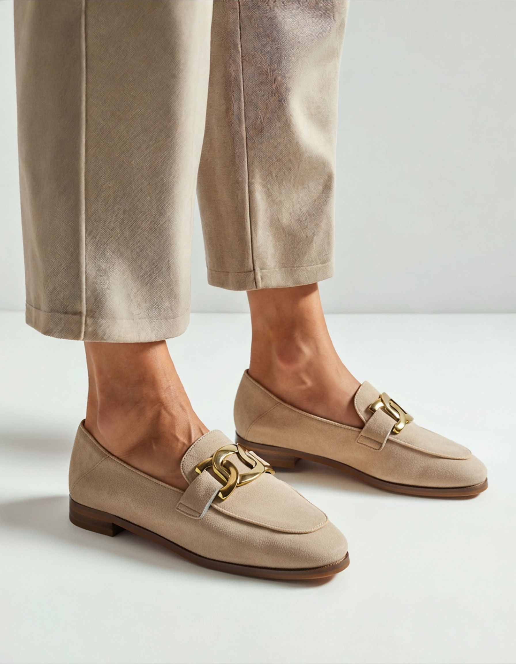 Women's Suede Loafers Suede in an available colour — Ardovena Cascais, main product view