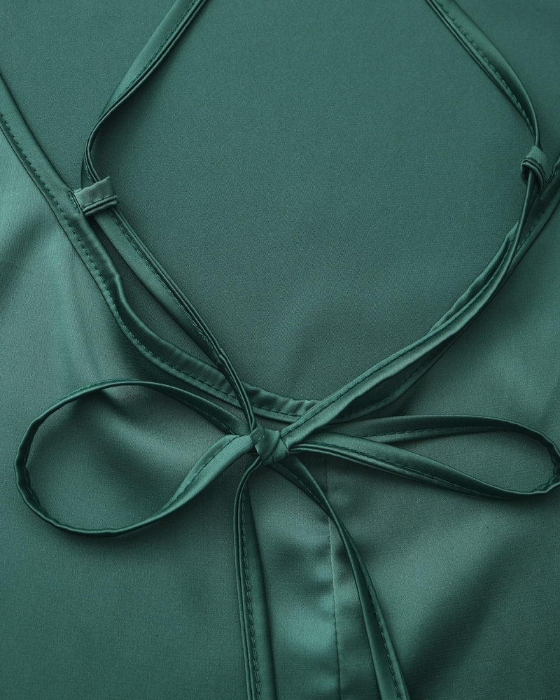 Additional view 06 of Women's Satin Satin Slip Dress in an available colour — Ardovena Cascais