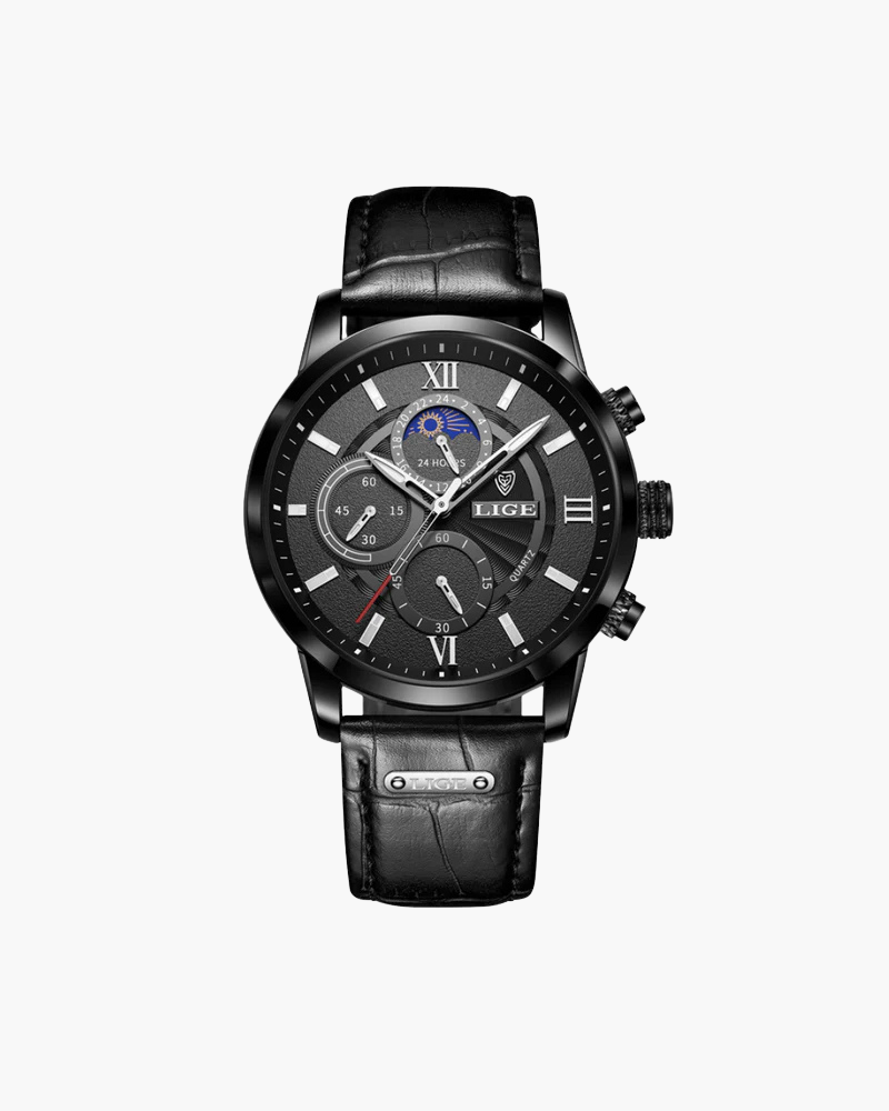 Close-up of material and construction details on men's Watch Waterproof — Ardovena Cascais