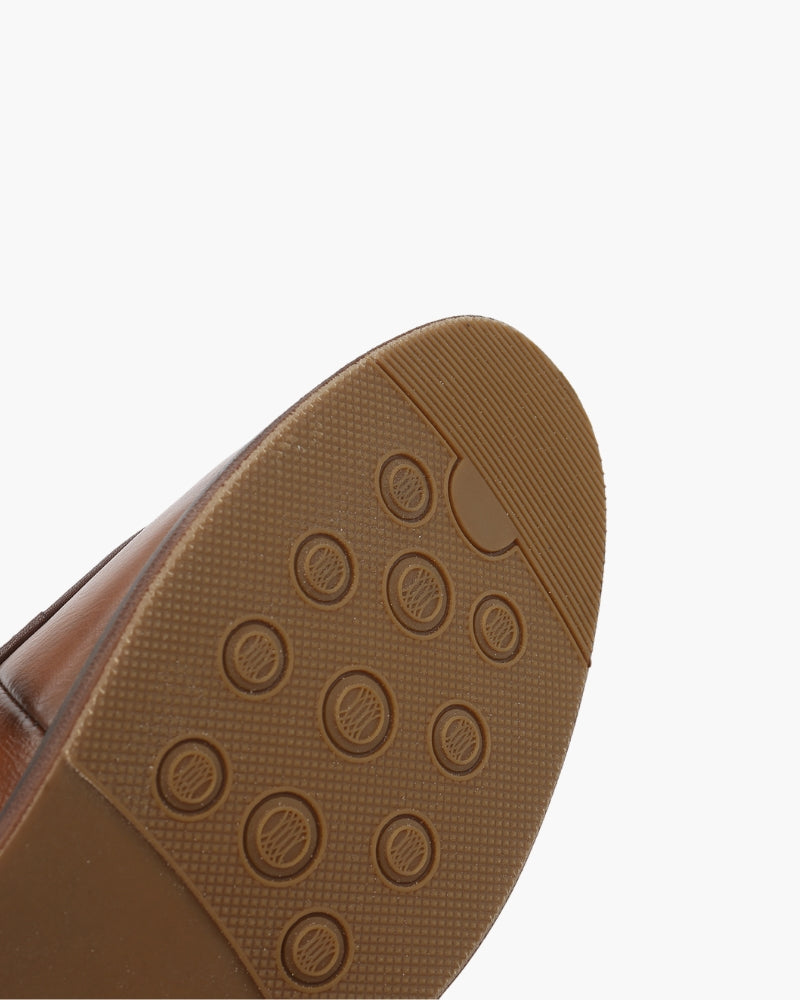 Additional view 04 of Men's Leather Leather Lace Loafer in an available colour — Ardovena Faro